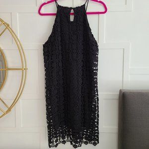 MONTEAU Los Angeles Black Lace Mini Shift